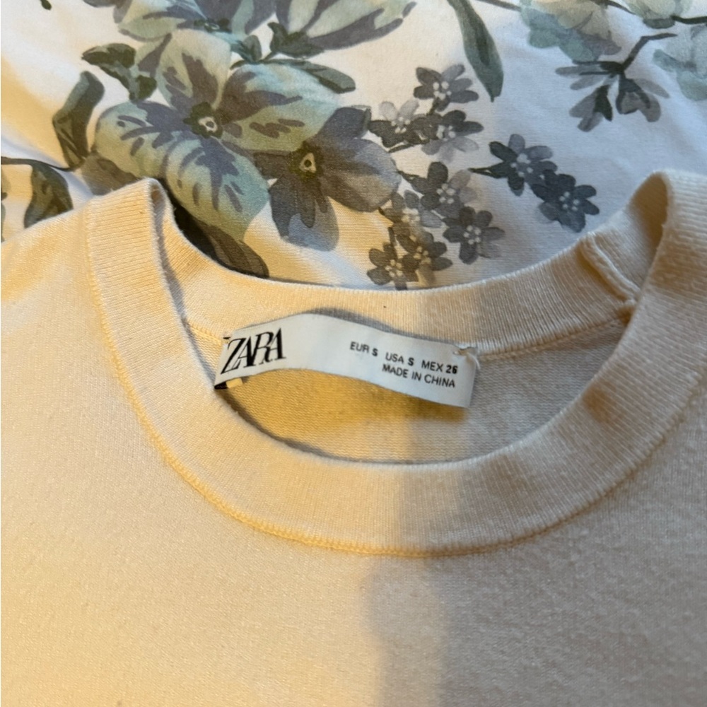 Zara Cream Shirt - Picture 3 of 4